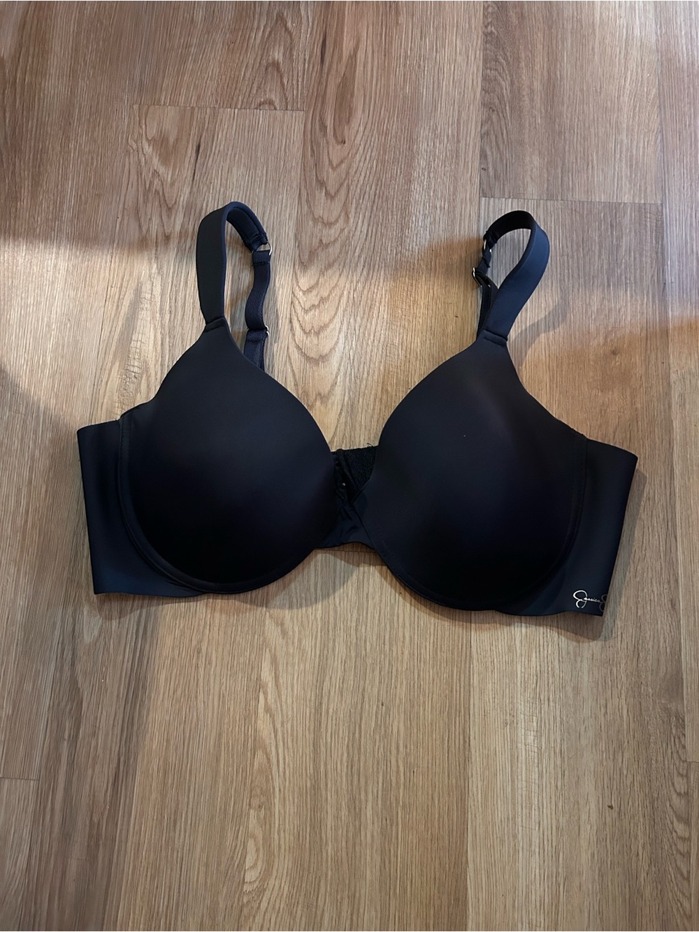 Jessica Simpson Black Seamless T Shirt Bra Smooth Everyday